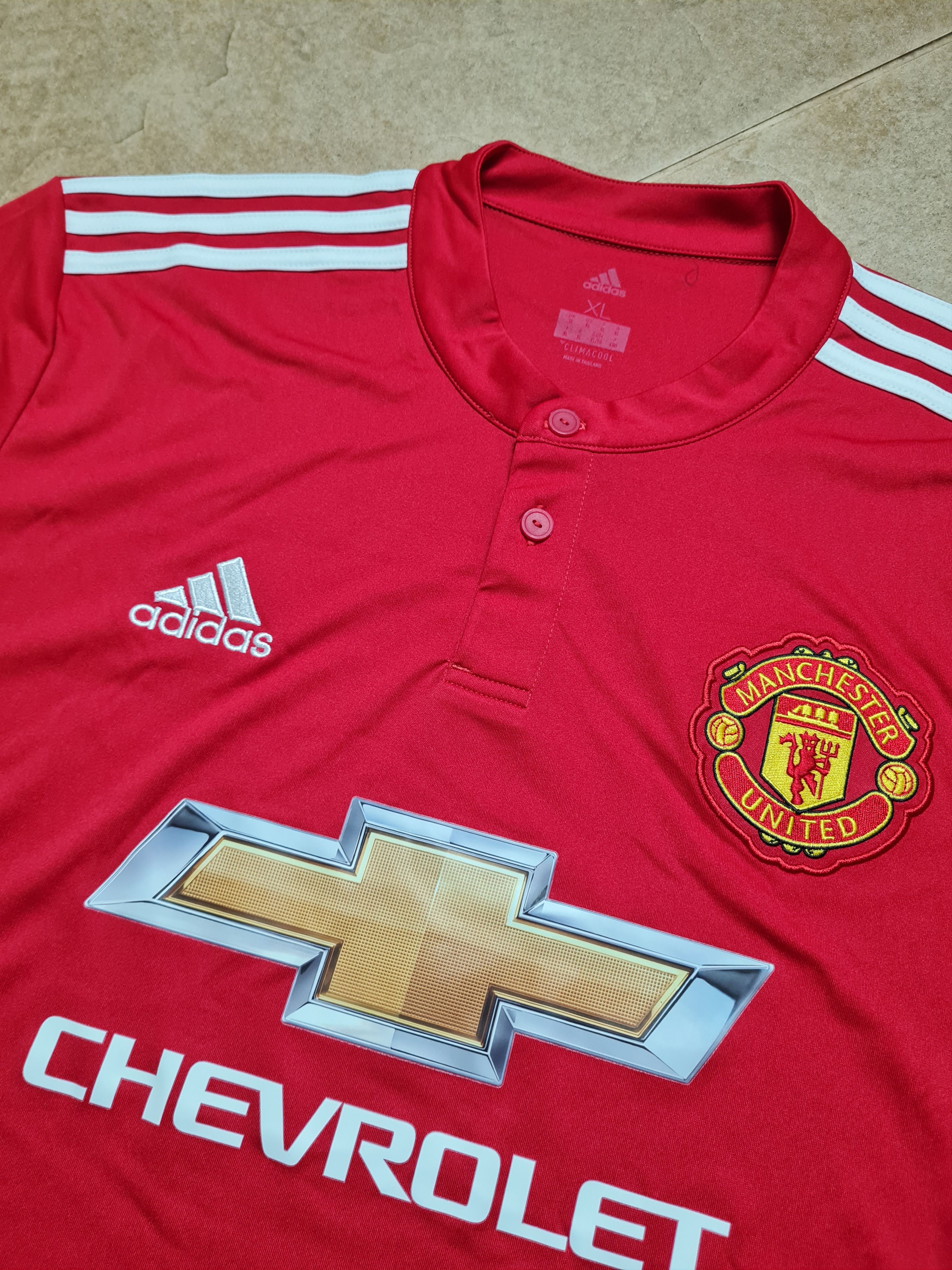 Adidas Manchester United 2017-18 Home Shirt Adidas XL Size US XL / EU 56 / 4 - 12 Thumbnail