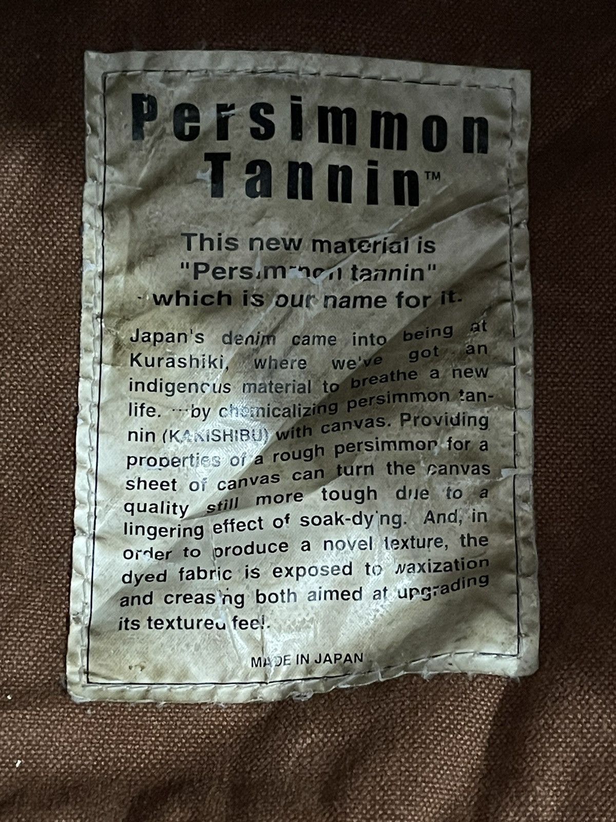 Japanese Brand Vintage The Blue Persimmon Tannin Jacket Size US L / EU 52-54 / 3 - 15 Thumbnail