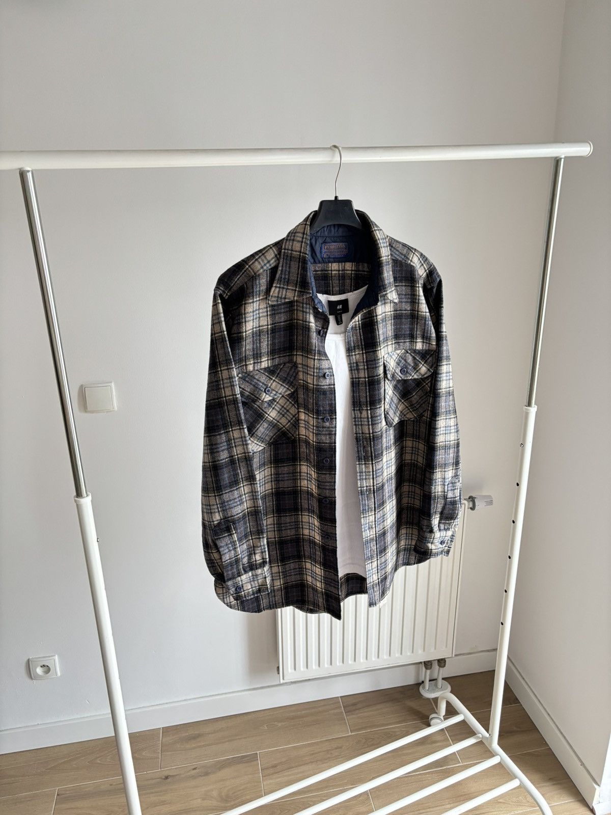 Pendleton Vintage Pendleton Virgin Wool Plaid Shirt Jacket Made in USA Size US L / EU 52-54 / 3 - 2 Thumbnail
