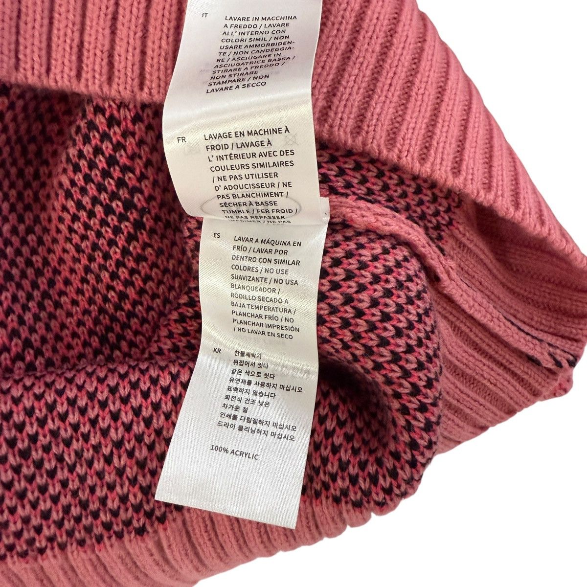 Other Aelfric Eden Solid Black Hot Pink Flames Sweater Size US XL / EU 56 / 4 - 6 Thumbnail