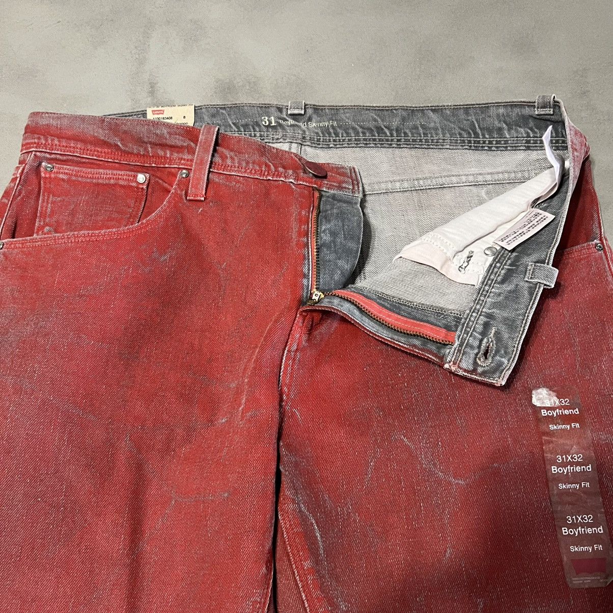 Levi's LEVI’S Black Tag Reconstructed Boyfriend Skinny Jean Size 31" - 7 Thumbnail