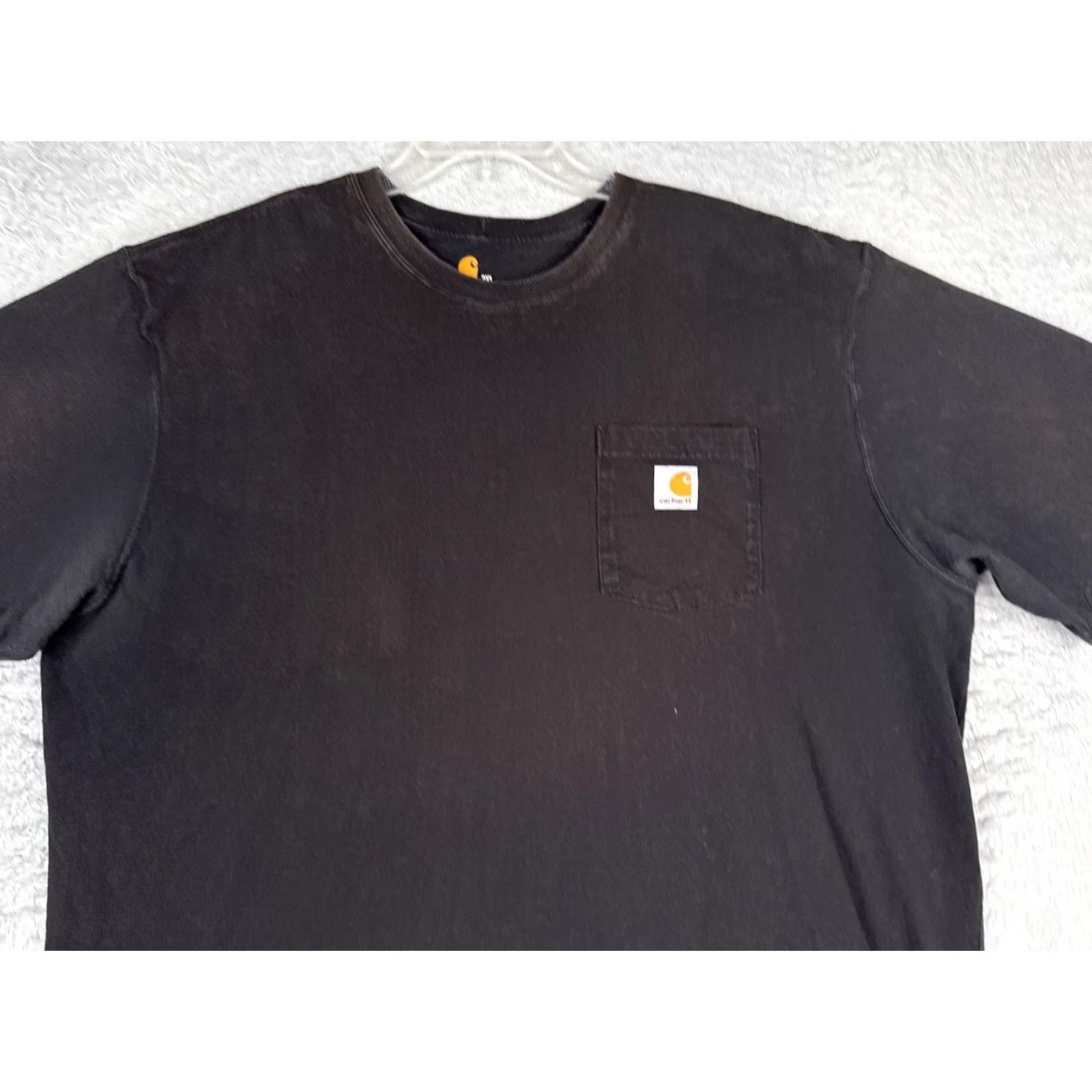 Carhartt Carhartt Shirt Mens 2XL Black Crew Neck Short Sleeve Pocket Tagless K87 Workwear Size US XXL / EU 58 / 5 - 4 Thumbnail