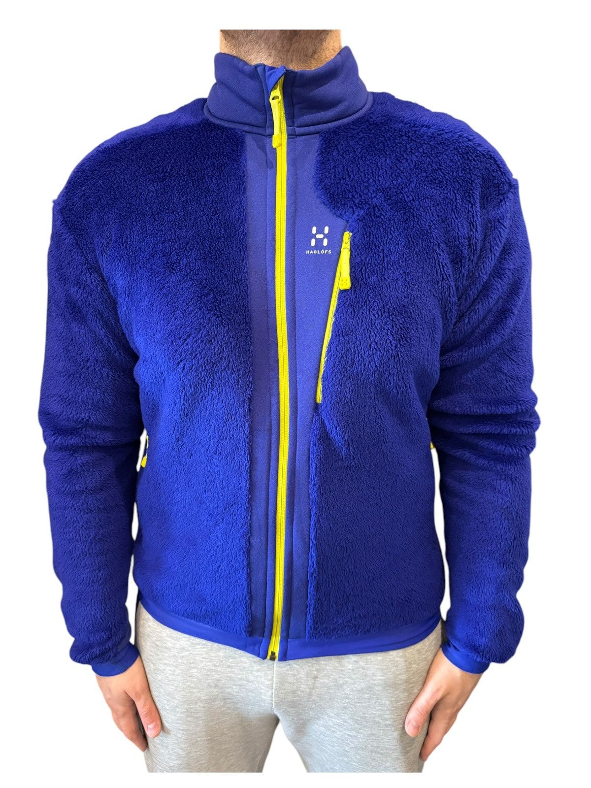 Haglofs Sector Sherpa Fleece Soft Logo Zip Jacket Large