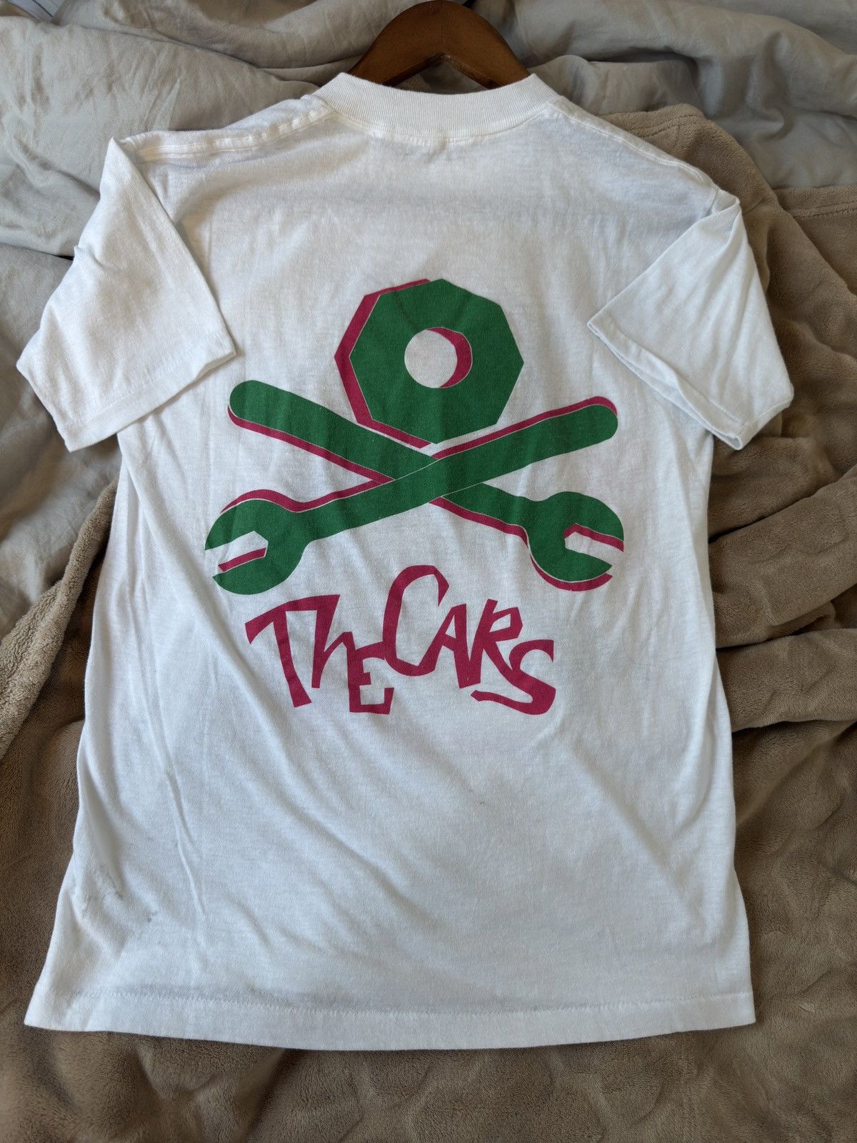 Vintage Vintage 1987 The Cars door to door shirt RARE! Size US M / EU 48-50 / 2 - 6 Thumbnail