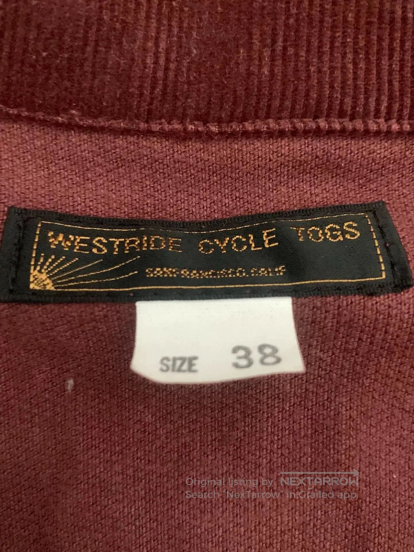 WEST RIDE Westride Corduroy Shawl Collar Jacket. Size US M / EU 48-50 / 2 - 6 Thumbnail