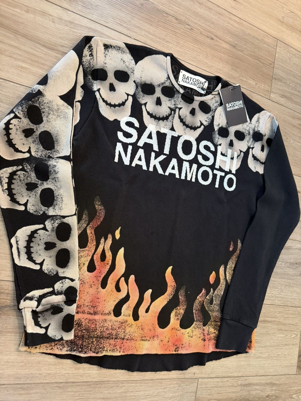 Satoshi Nakamoto Satoshi Nakamoto Lost Boys Skull Thermal Longsleeve Size US L / EU 52-54 / 3 - 2 Thumbnail