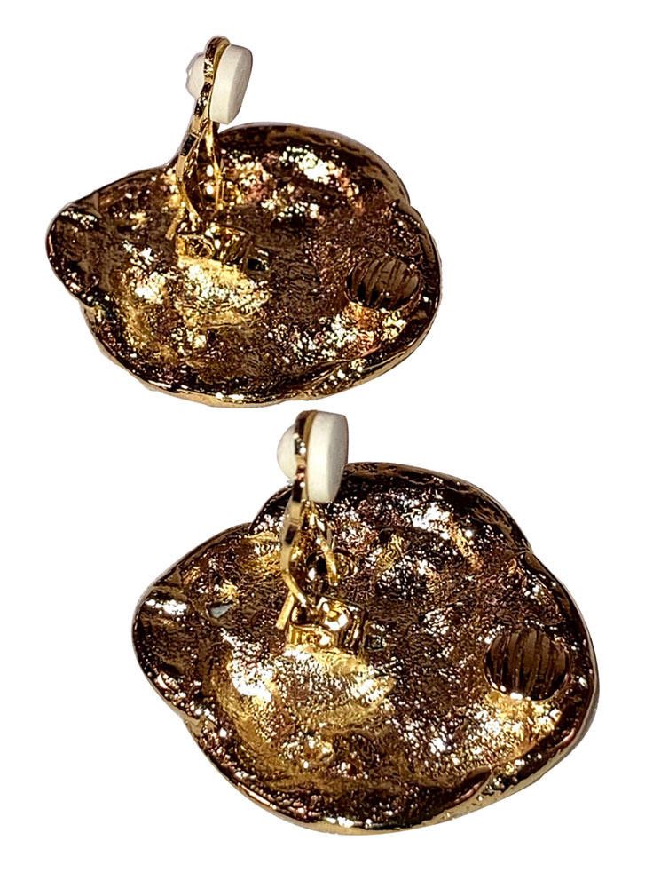 Givenchy Givenchy Interlocking Rope Goldtone Earrings Size ONE SIZE - 4 Thumbnail