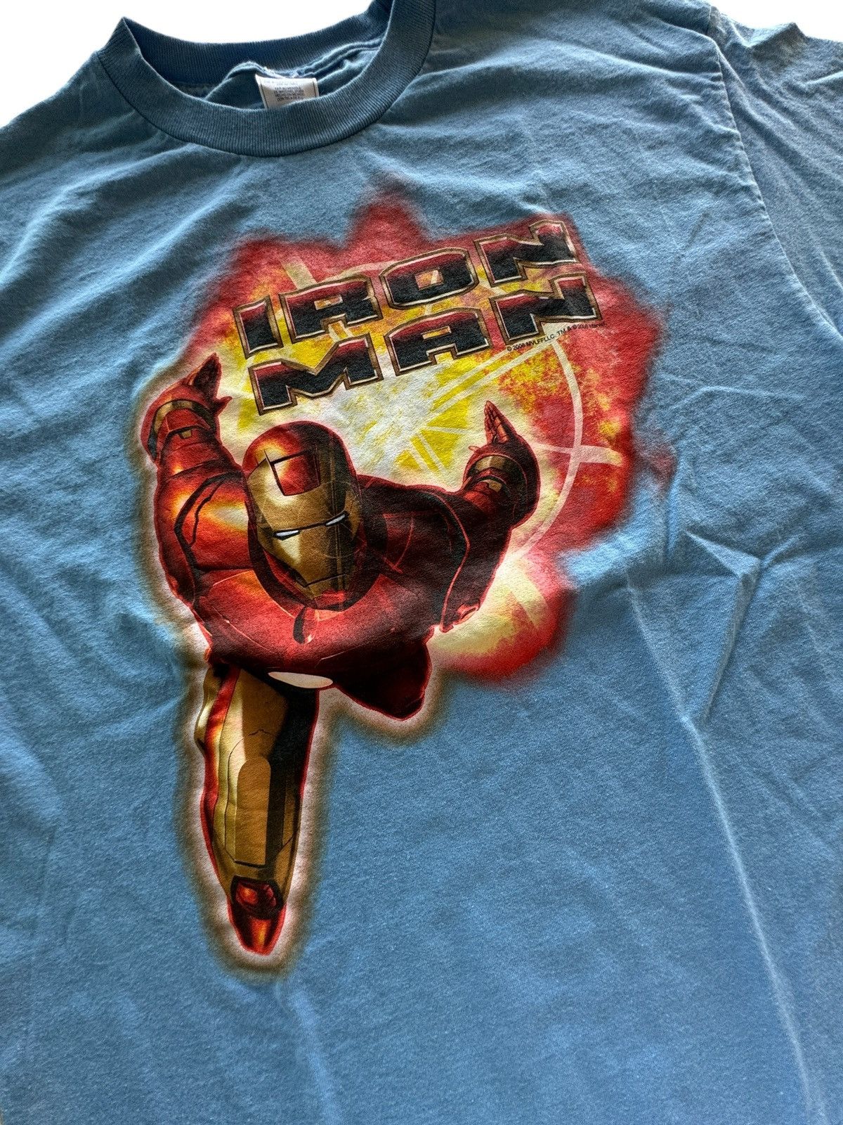 Other 2008 Iron Man Fire Graphic Print T-shirt Size US L / EU 52-54 / 3 - 2 Thumbnail