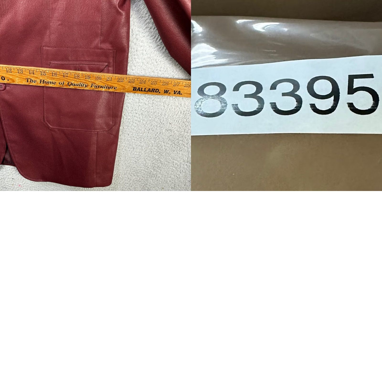 Vintage Pallini Sport Coat Blazer Mens 40L Red Notch Lapel Three-Button Long Sleeve Casual Business Coat Size 40R - 9 Thumbnail