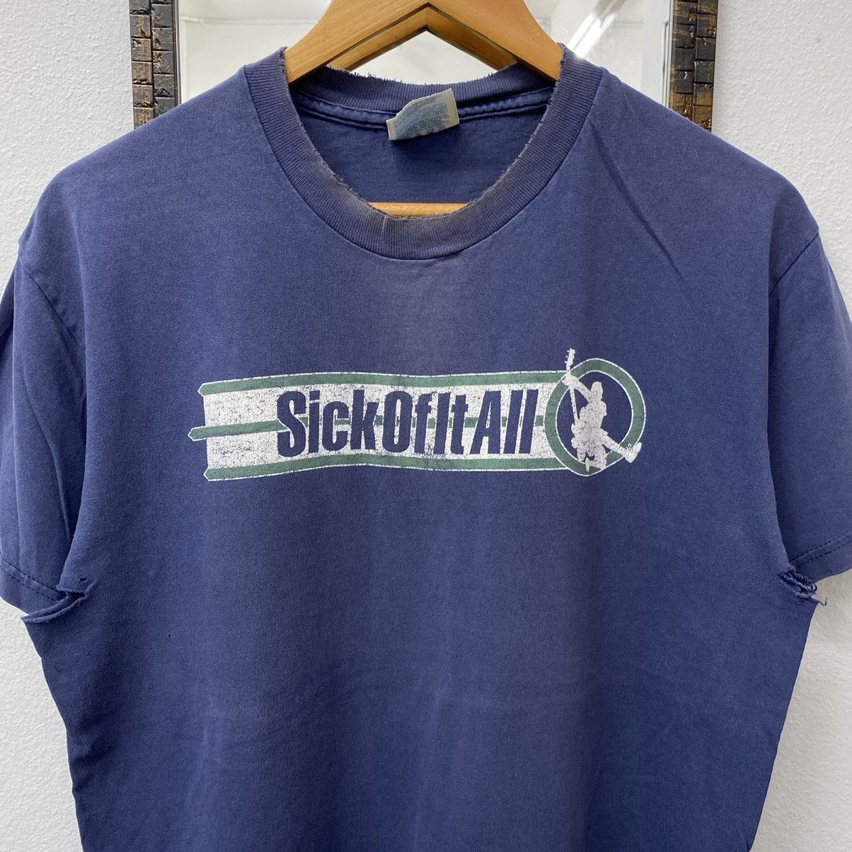 Band Tees Vintage 90s Sick Of It All NY Hardcore Punk Band Tee Size US M / EU 48-50 / 2 - 2 Thumbnail
