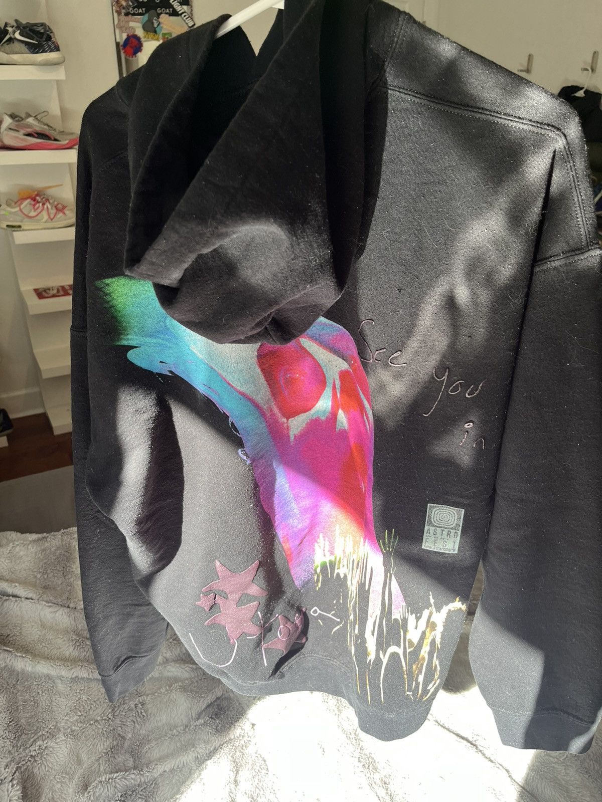 Travis Scott Travis Scott Face Melt Hoodie Size US L / EU 52-54 / 3 - 2 Thumbnail