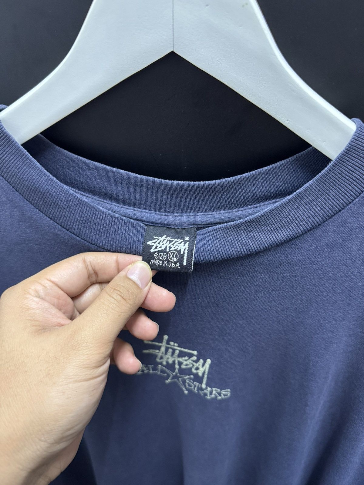 Stussy × Vintage Vintage 80s Stussy All Star VERY RARE Size US XL / EU 56 / 4 - 3 Thumbnail