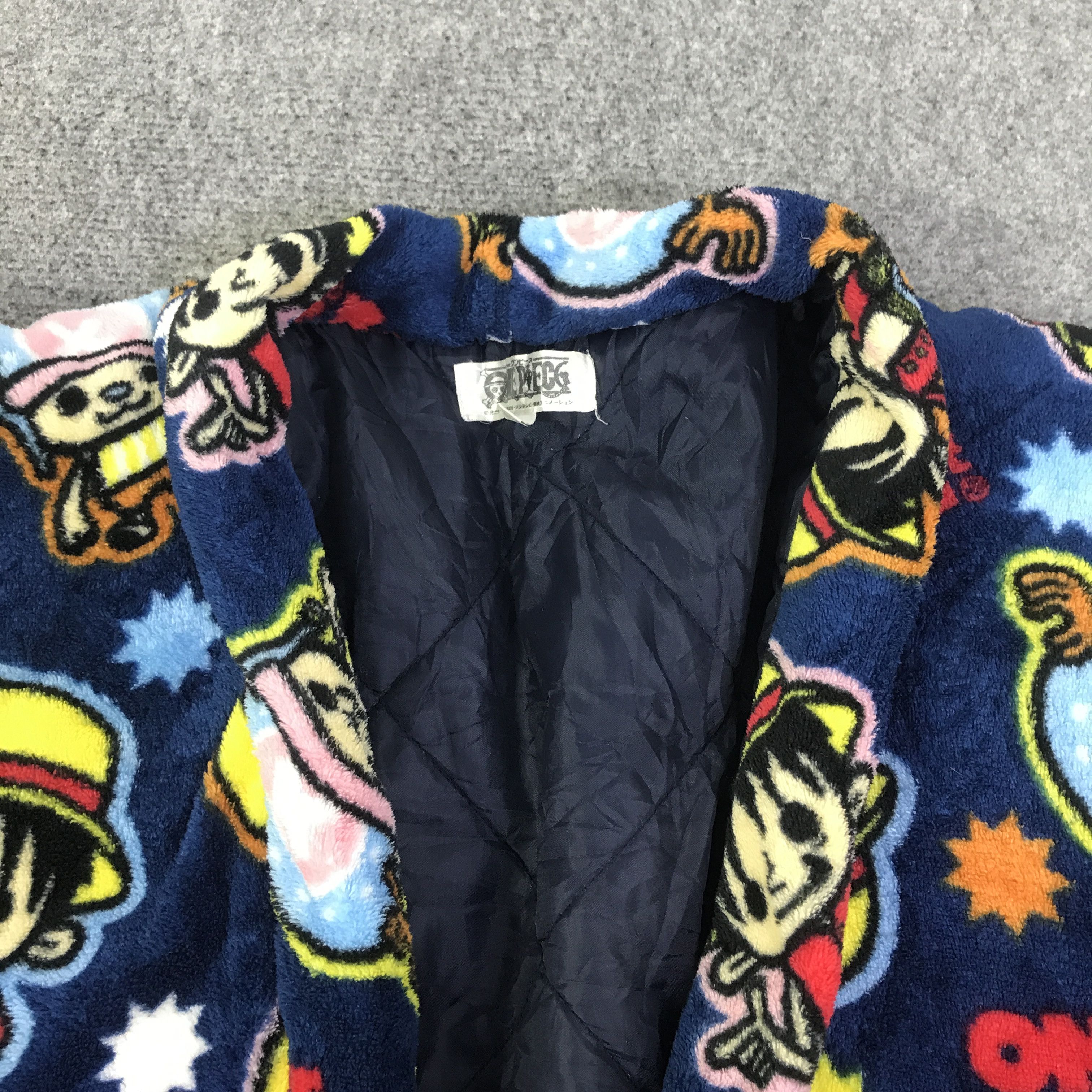 One Piece Vintage one piece Kimono Cartoon japan jacket K94B2 Size US L / EU 52-54 / 3 - 5 Thumbnail