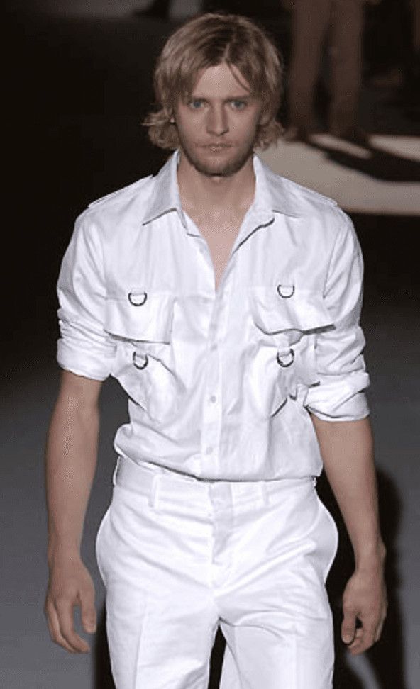 Gucci SS2002 Gucci White Cargo Safari Shirt by Tom Ford Size US L / EU 52-54 / 3 - 2 Thumbnail