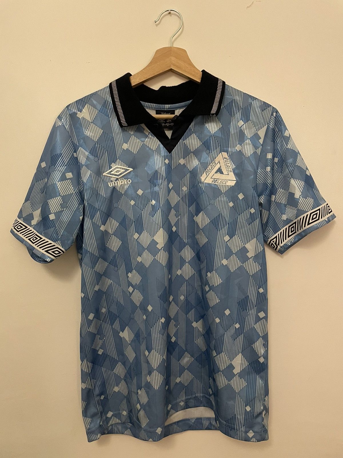 Palace × Umbro Palace umbro away shirt jersey dream sky | Grailed