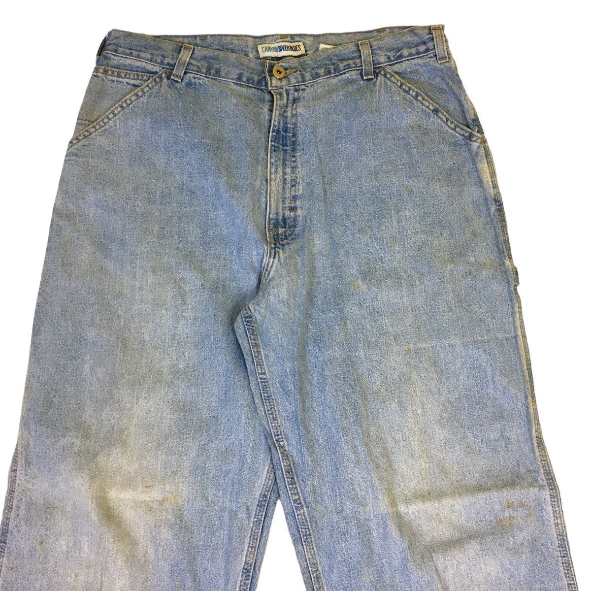 Designer Vintage CANYON RIVER BLUES Carpenter Pant Size US 35 - 2 Thumbnail