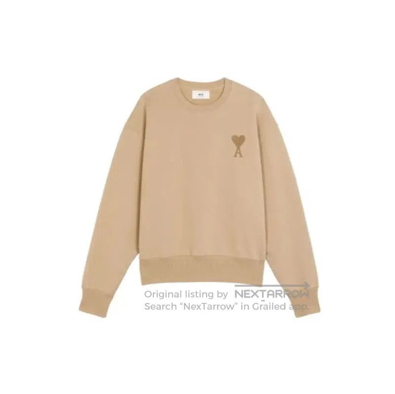 AMI AMI Beige Men's Sweatshirt . Size US L / EU 52-54 / 3 - 1 Thumbnail