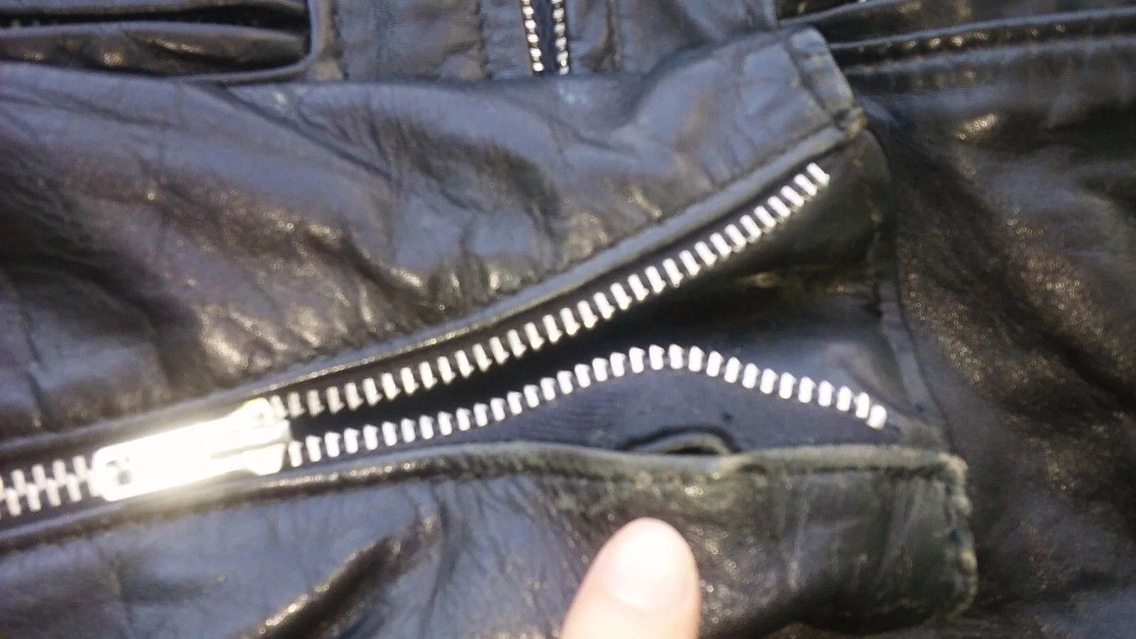 Brooks Vintage BROOKS Cafe Racer Steerhide Leather Jacket 60s Size XS / US 0-2 / IT 36-38 - 2 Thumbnail