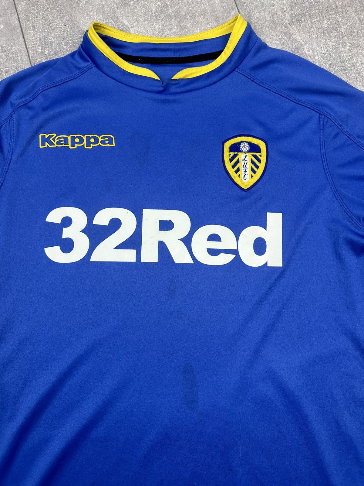 Kappa Kappa Leeds United Home Soccer Jersey Size US M / EU 48-50 / 2 - 3 Thumbnail