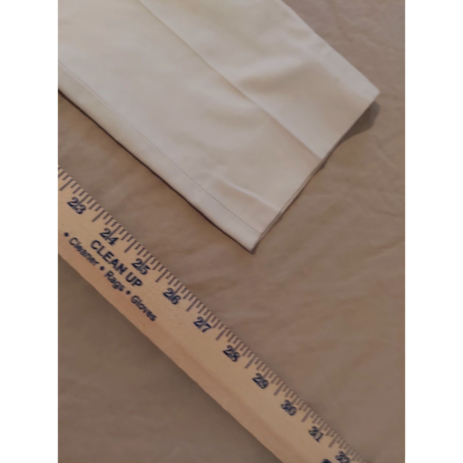 Brooks Brothers Womens Brooks Brothers Khaki Dress Pants 2P Petite Slack Chino Trouser Cotton Size 26" / US 2 / IT 38 - 6 Thumbnail