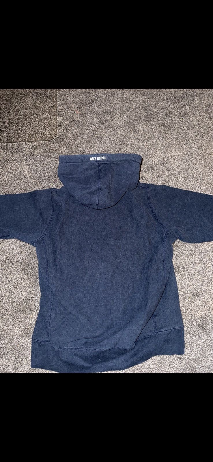 Supreme fw17 Tonal S Navy blue supreme hoodie medium Size US M / EU 48-50 / 2 - 2 Thumbnail