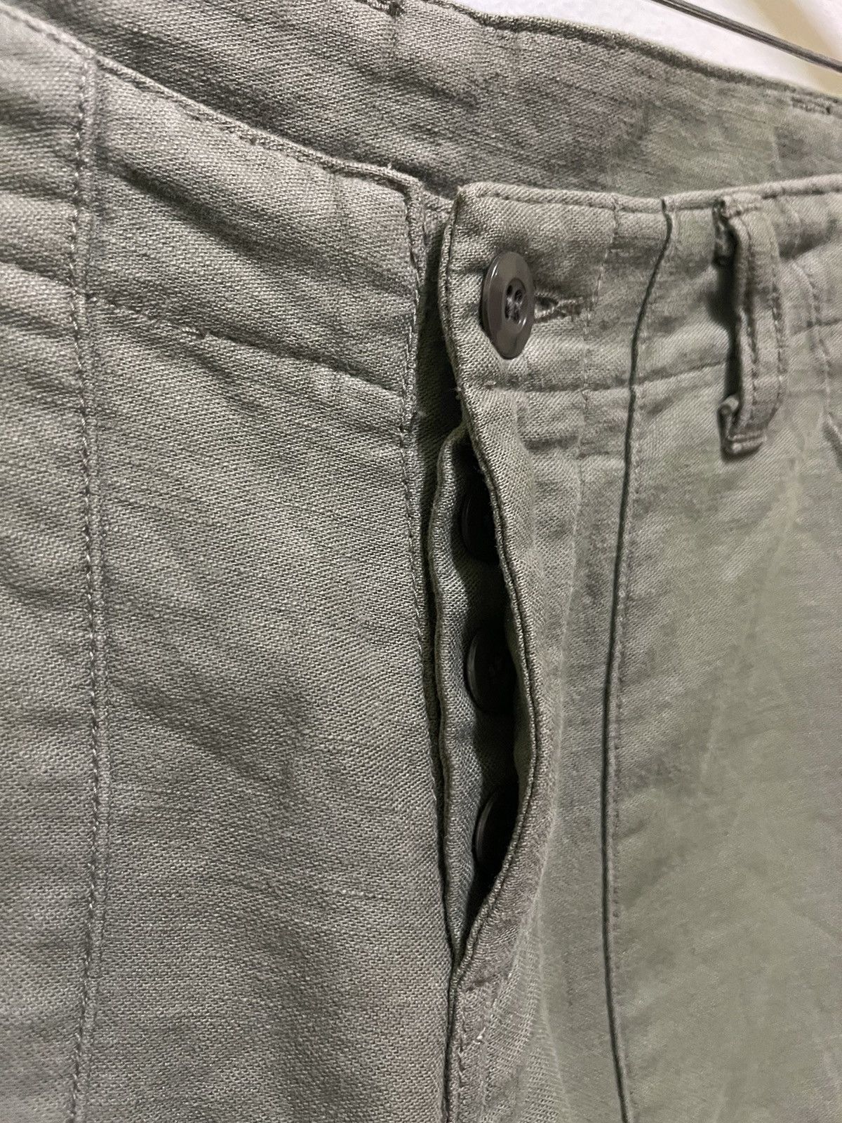 Beams Plus Beams Army Short Wide Leg Pants Size 28" / US 6 / IT 42 - 7 Thumbnail