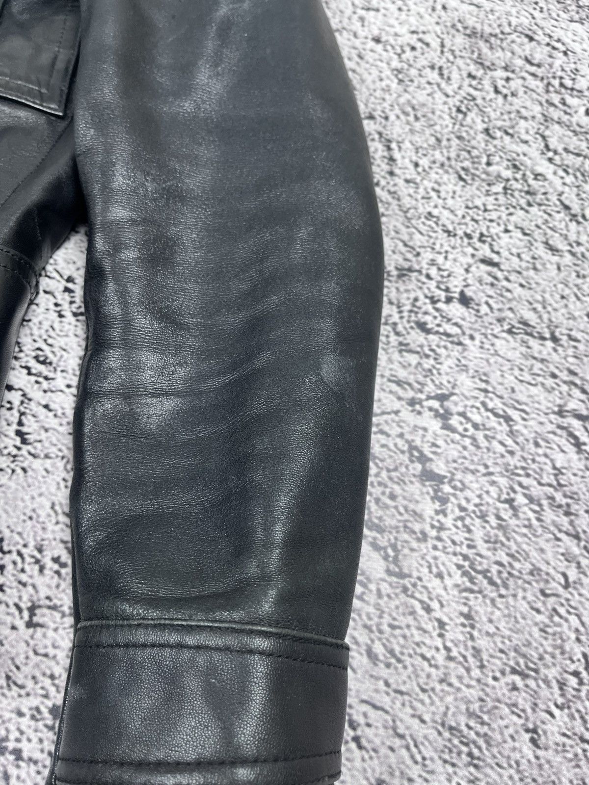 Leather Vintage D&G Style Leather Military jacket size S Avant Garde Size S / US 4 / IT 40 - 6 Thumbnail