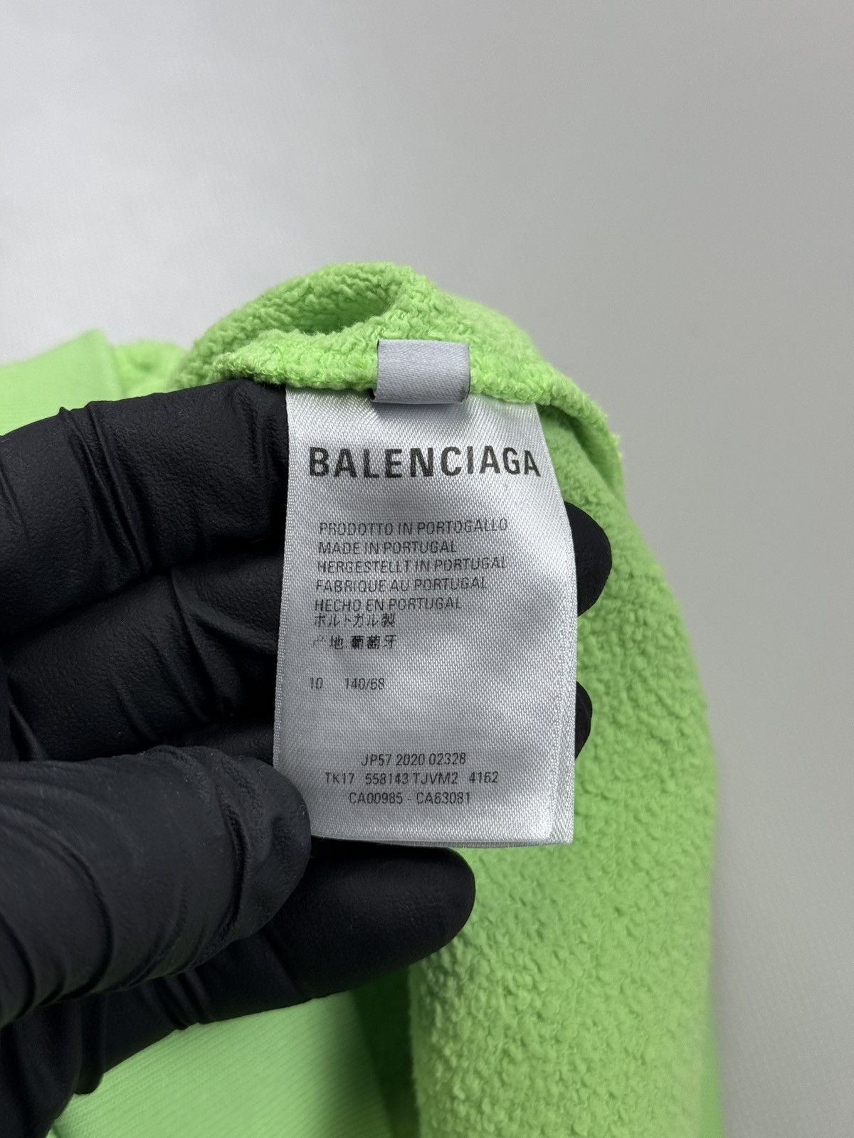 Balenciaga Balenciaga Kids Acid Green Hoodie Size 10 Size XS / US 0-2 / IT 36-38 - 20 Thumbnail
