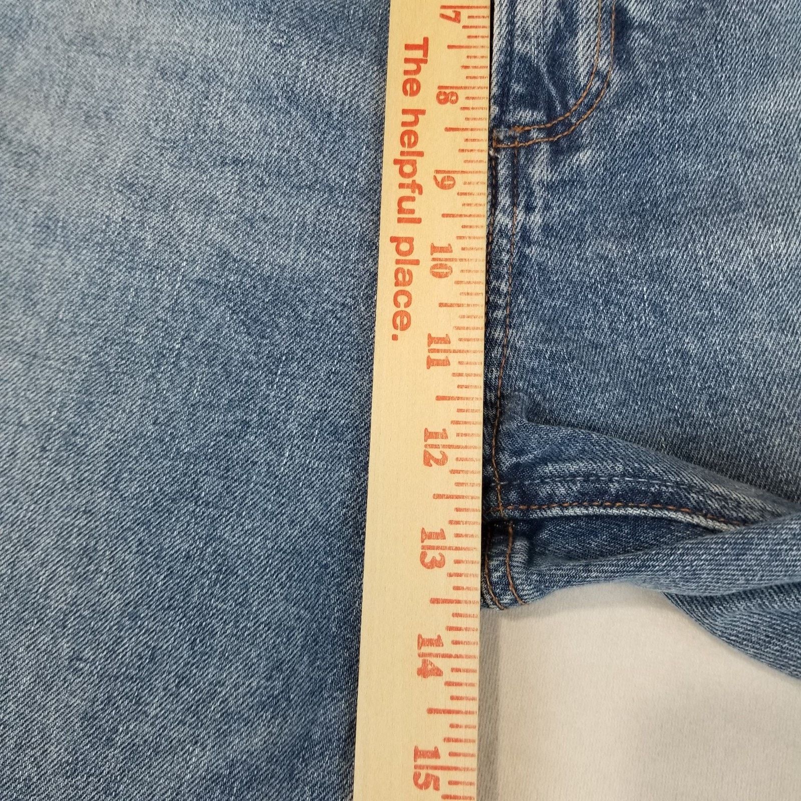 Paige Paige Stevie Jeans 33x32 Blue Heritage Raw Hem Heroes NWT Size 33" - 10 Thumbnail