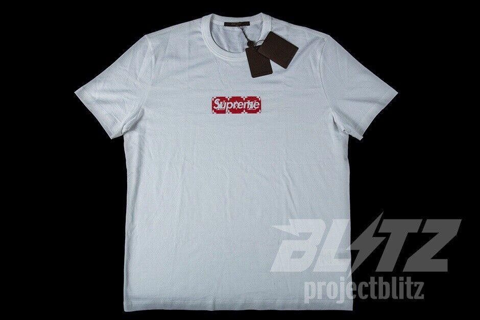 Louis Vuitton × Supreme SUPREME X LOUIS VUITTON BOX LOGO T-SHIRT TEE MONOGRAM XS Size US XS / EU 42 / 0 - 2 Thumbnail