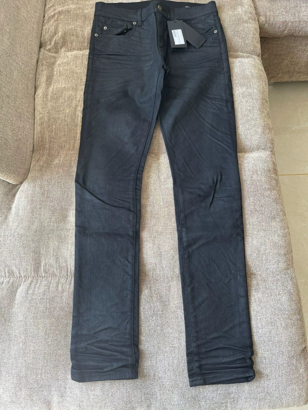 Saint Laurent Paris Saint Laurent Black Denim Jeans Size US 30 / EU 46 - 1 Thumbnail
