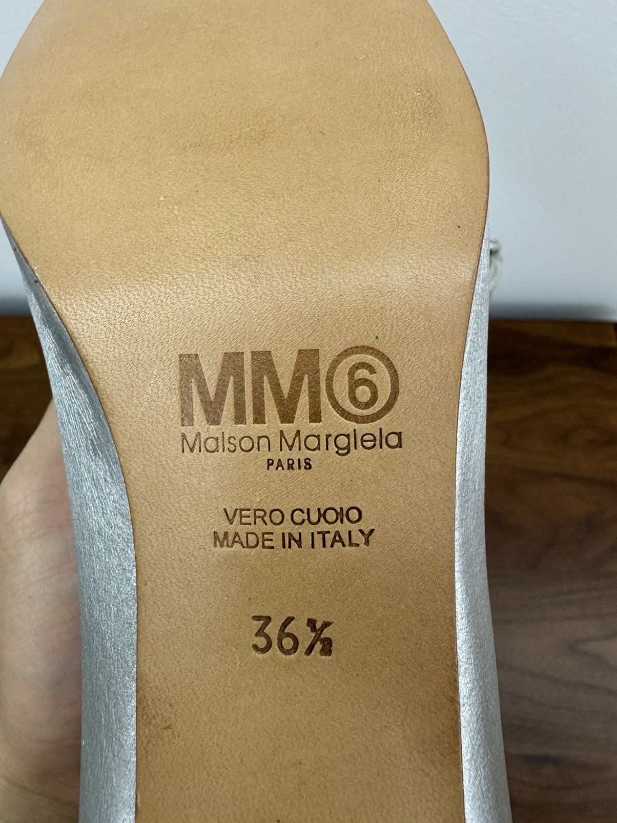 Maison Margiela Maison Margiela MM6 Sliver Square Toe boots Heels Size US 6.5 / IT 36.5 - 4 Thumbnail