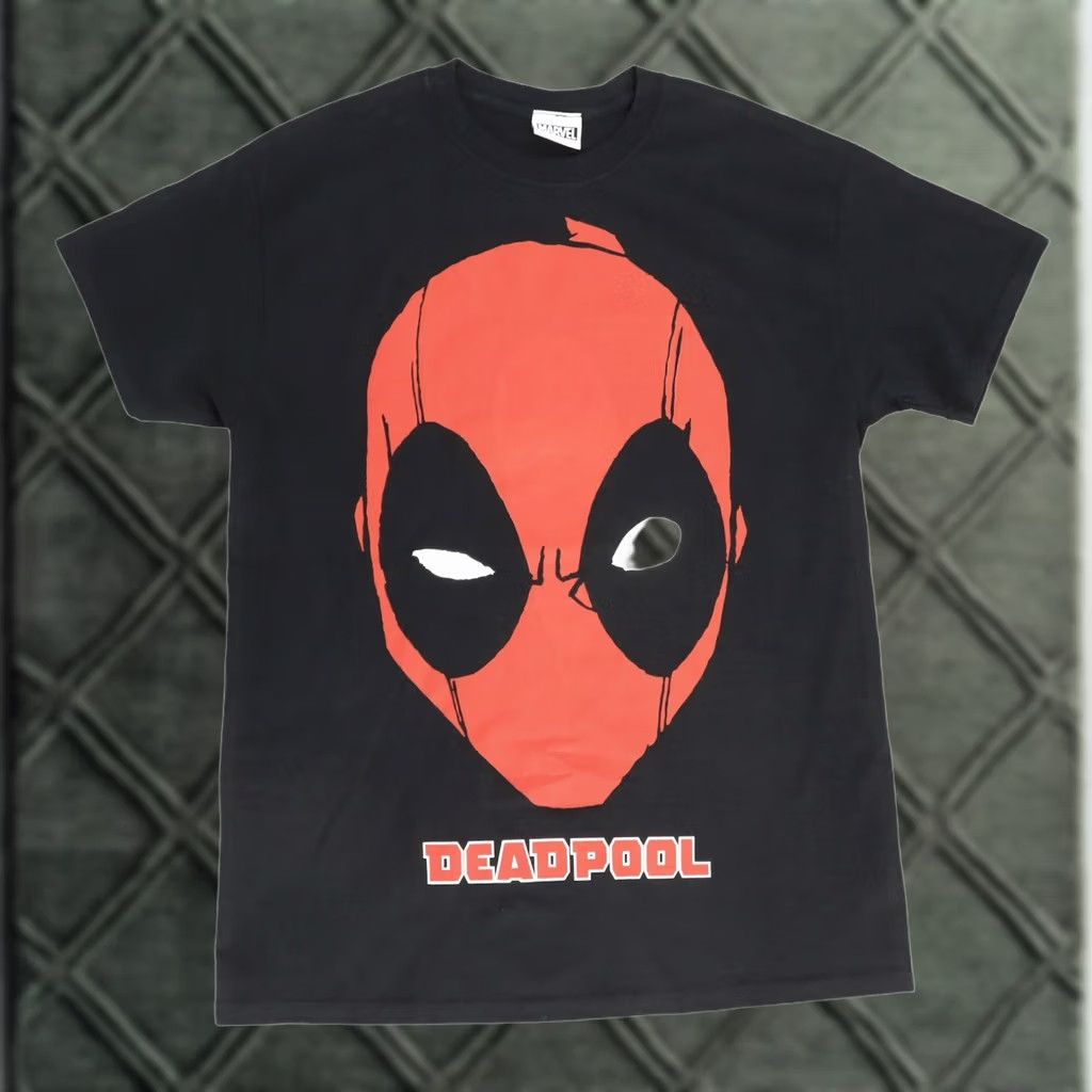 Vintage VINTAGE Deadpool MARVEL Xmen Comic TShirt Shirt Mens Medium Black 90s Size US M / EU 48-50 / 2 - 1 Thumbnail