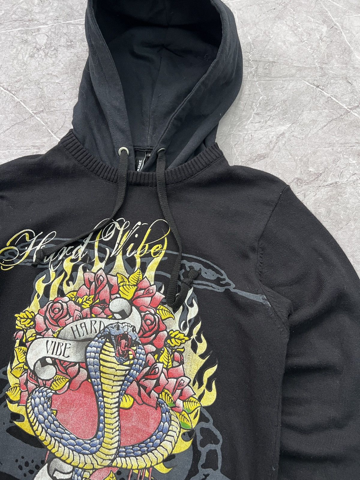 Christian Audigier × Ed Hardy × Vintage Vintage Ed Hardy style Hoodie by Christian Audigier Size US M / EU 48-50 / 2 - 6 Thumbnail