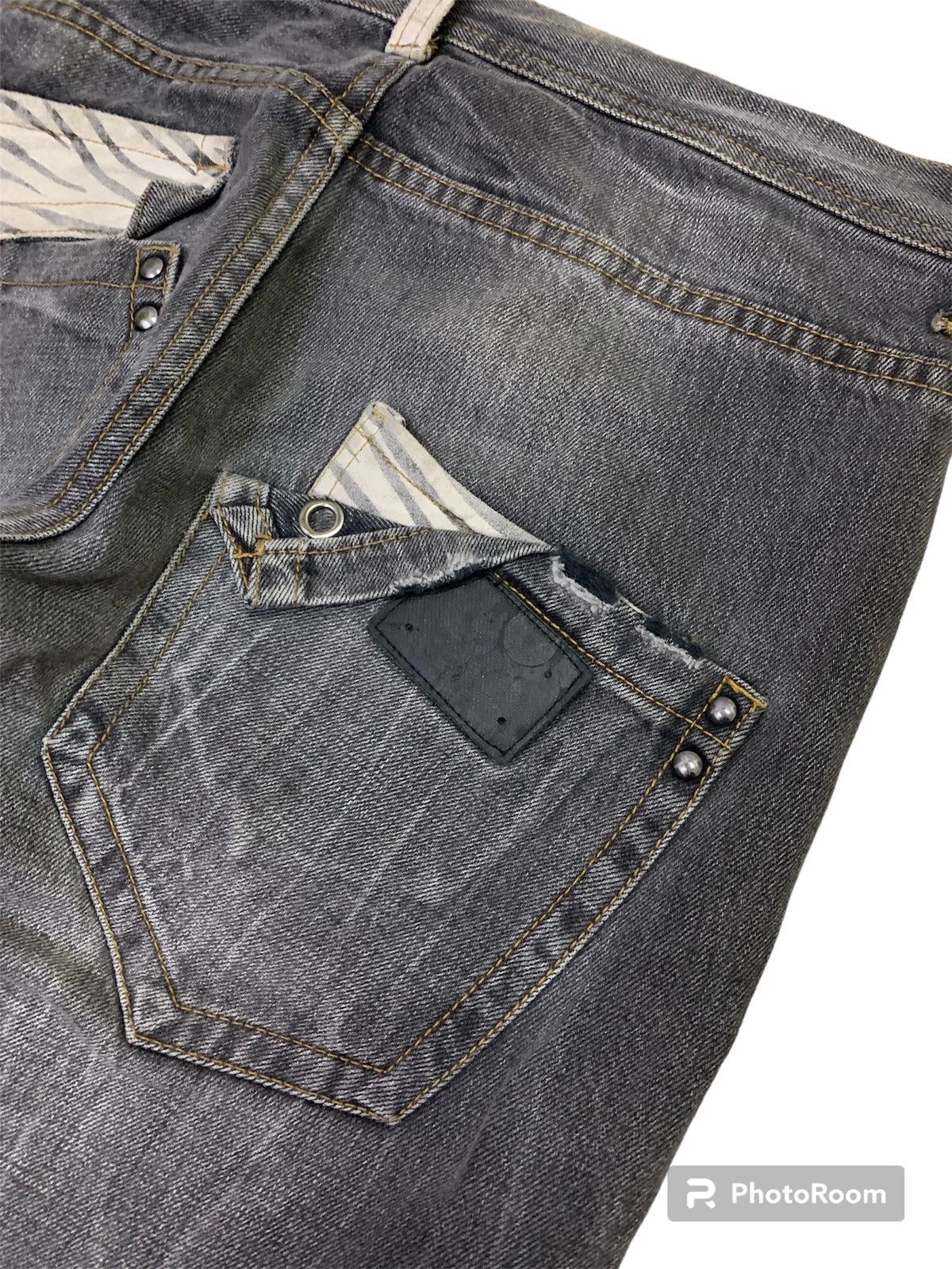 If Six Was Nine 💥Vintage Semantic Design Nice Denim Size US 34 / EU 50 - 9 Thumbnail