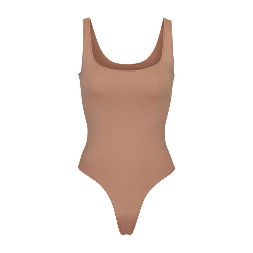 Designer CT630 Skims NWOT Essential Scoop Neck Bodysuit Brief Sienna Size S / US 4 / IT 40 - 1 Thumbnail