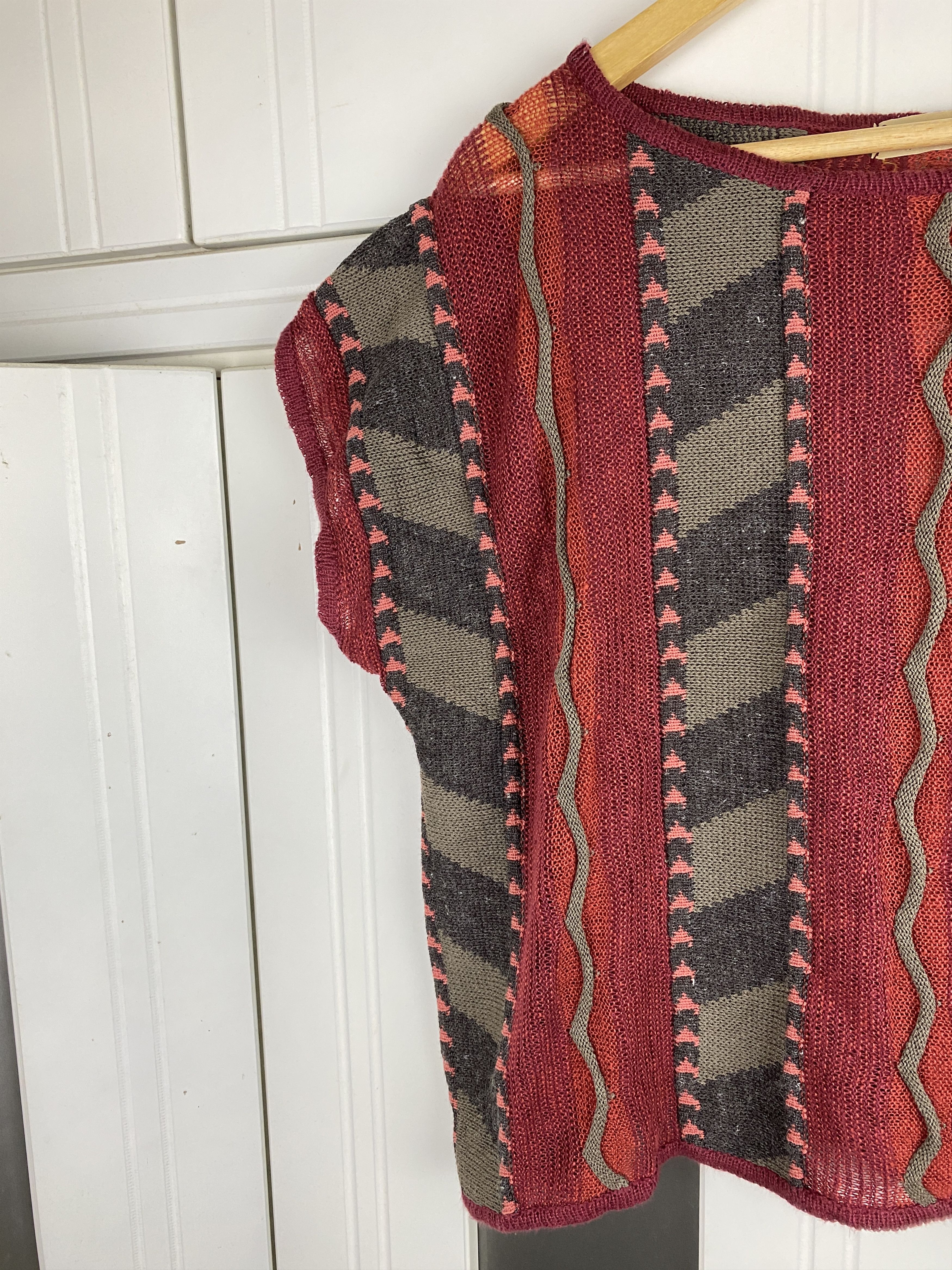 Issey Miyake × Vintage Vintage Rare Issey Miyake Knit 3D Mohair Size US L / EU 52-54 / 3 - 4 Thumbnail