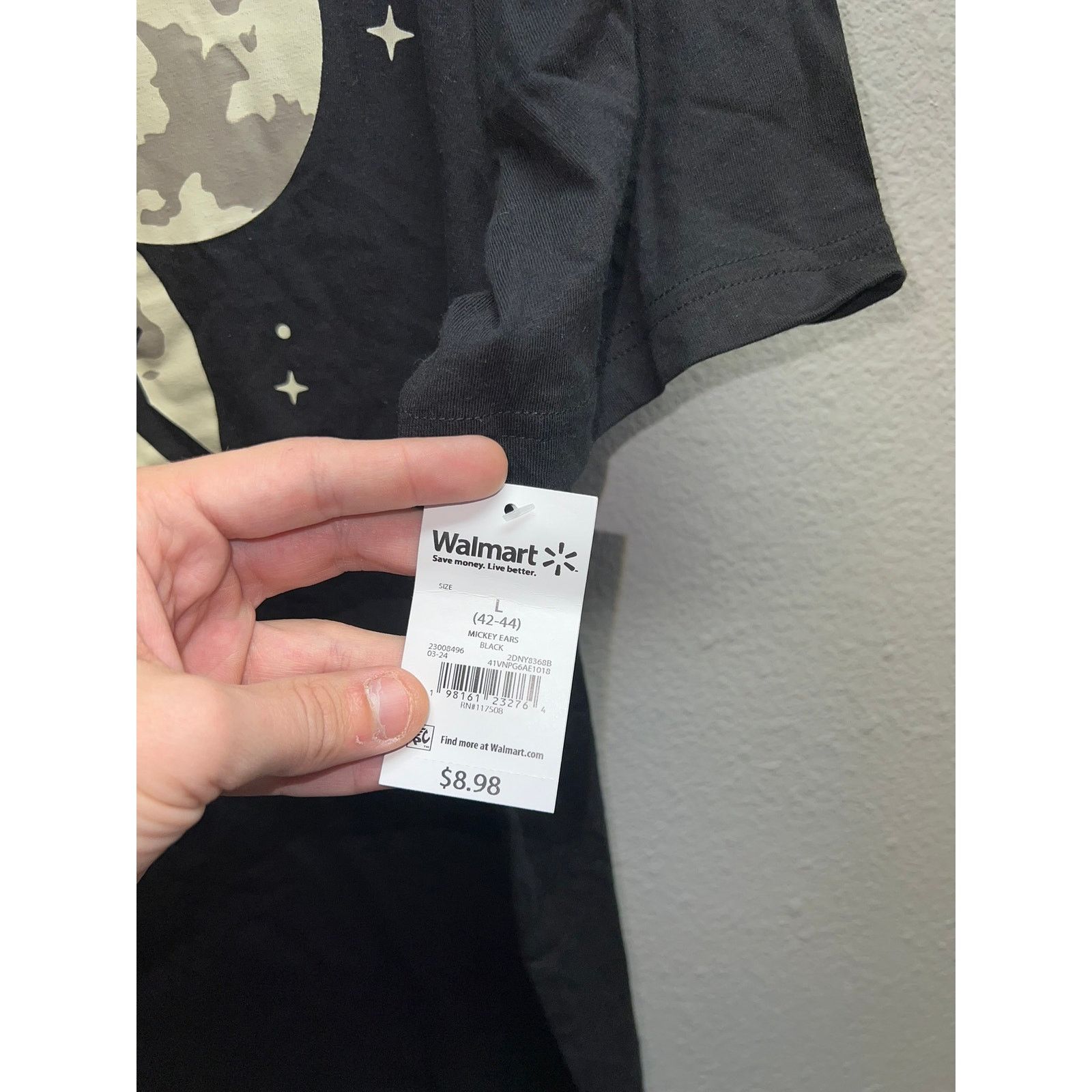 Disney Disney Mickey Mouse Halloween Shirt Moon Ears Tee NWT Large Size US L / EU 52-54 / 3 - 4 Thumbnail