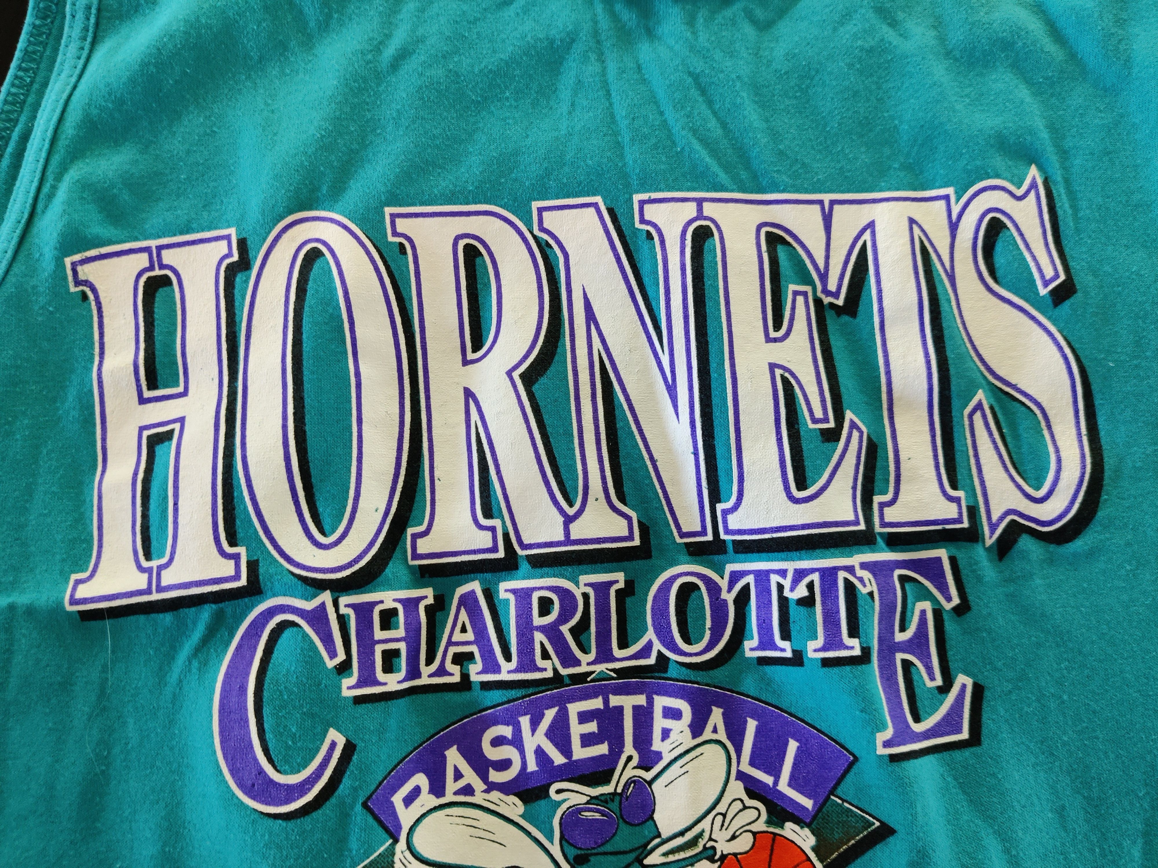 Vintage Spectator Charlotte Hornets NBA Tank Top Vintage 1993 XL Size US XL / EU 56 / 4 - 8 Thumbnail