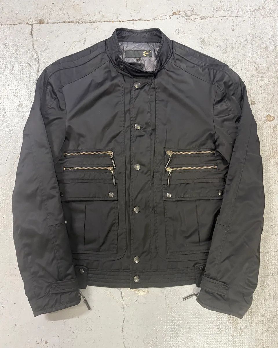 Roberto Cavalli AW2008 Cavalli Black Nylon Obscure Bomber Jacket Size US M / EU 48-50 / 2 - 3 Thumbnail