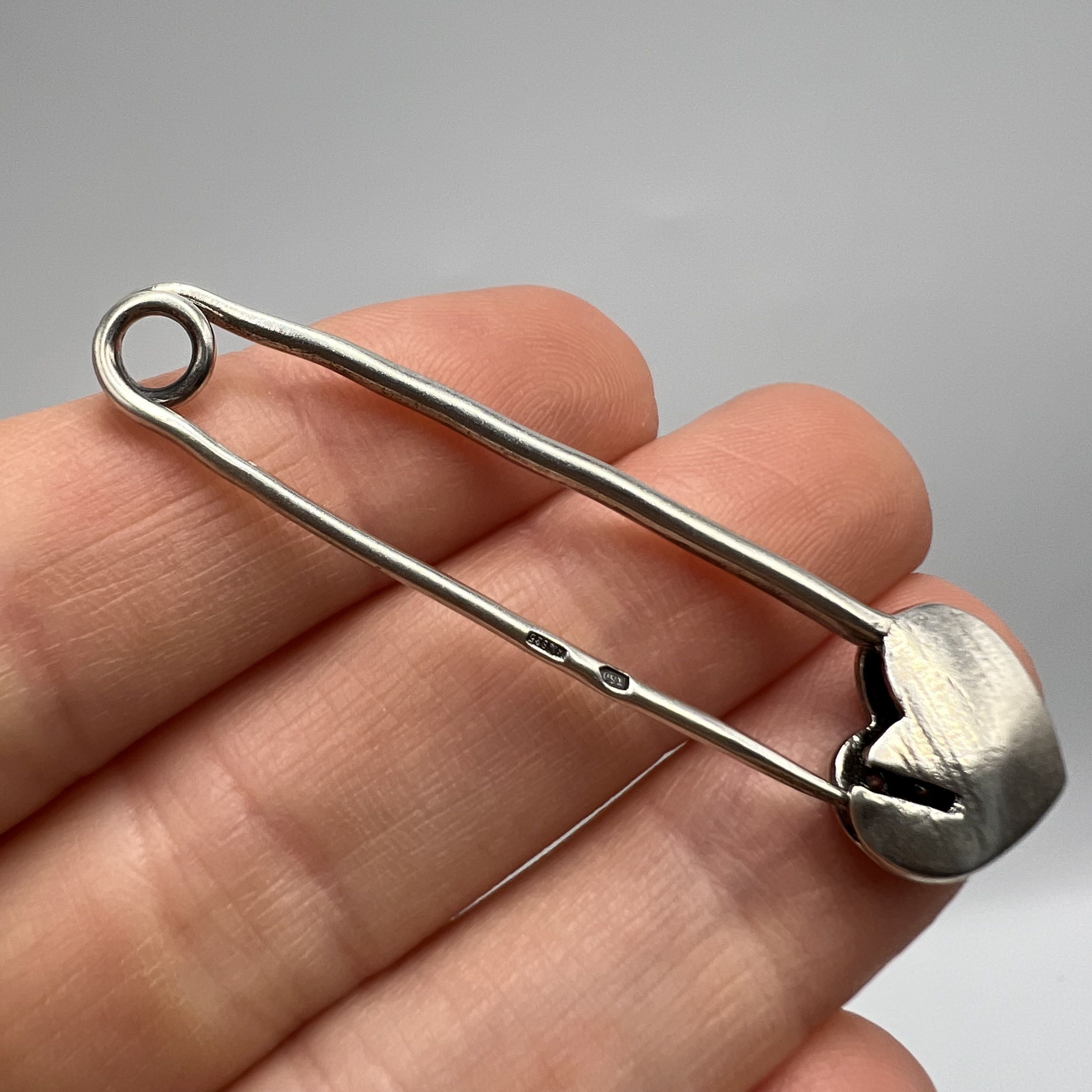 Vintage Vintage Brooch Pins Needle Safe Jewelry Sterling Silver 925 Size ONE SIZE - 5 Thumbnail
