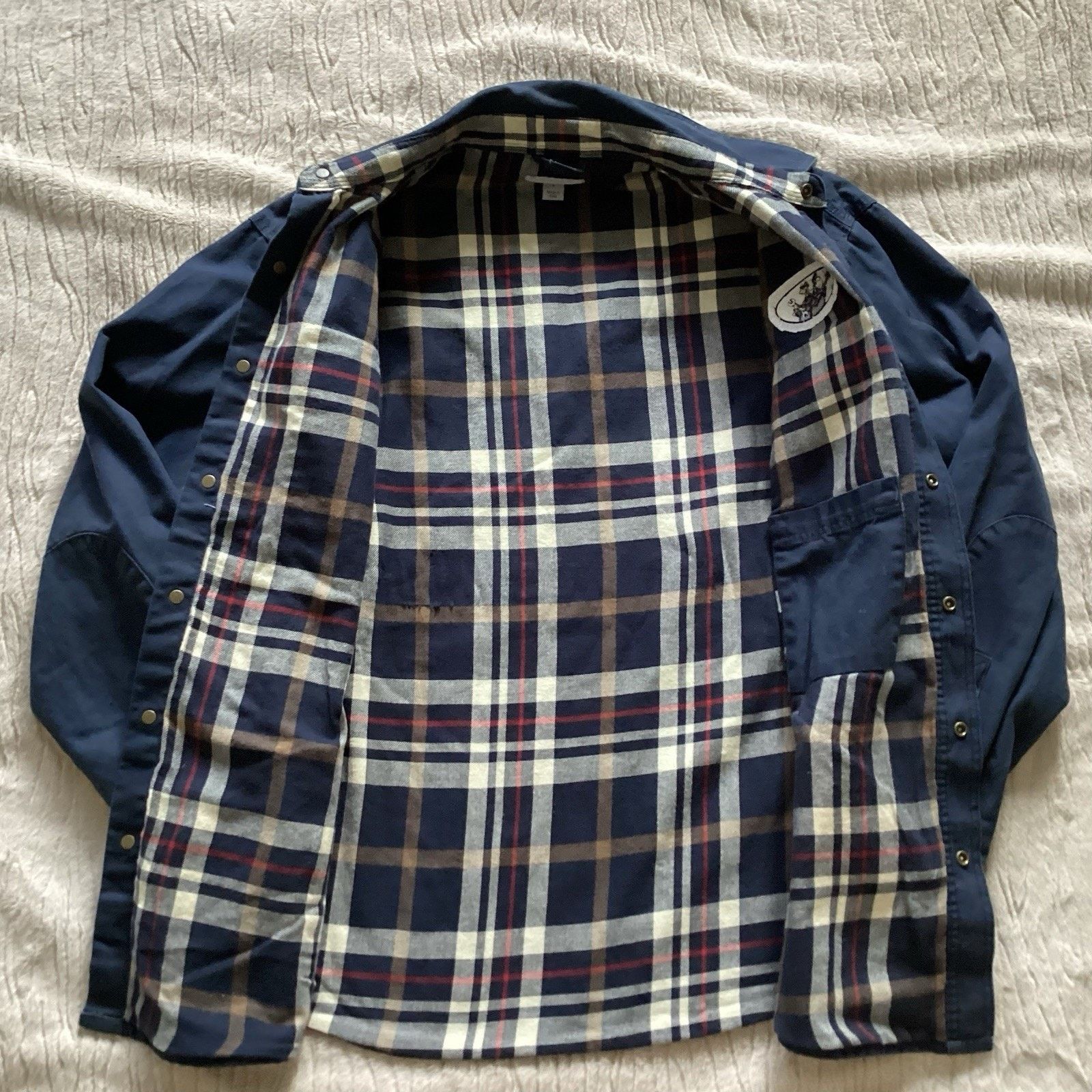 Carhartt Carhartt Men’s Chore Coat Shacket Large Navy Blanket Lined Size US L / EU 52-54 / 3 - 7 Thumbnail