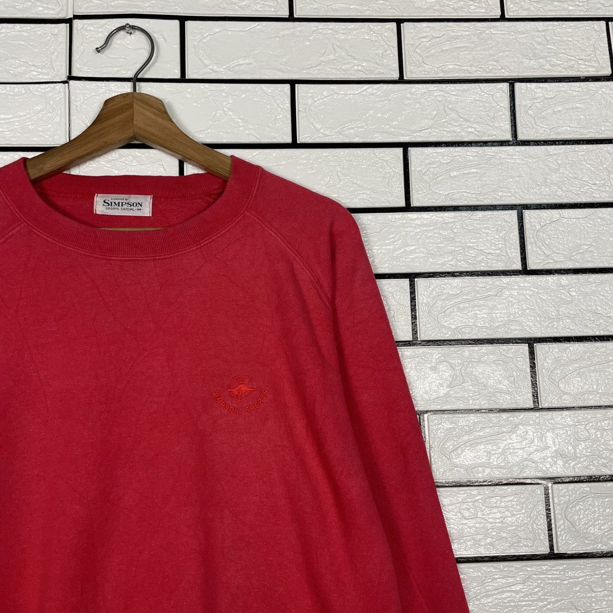 Japanese Brand Simpson Plain Crewneck Sweatshirt Size US M / EU 48-50 / 2 - 5 Thumbnail