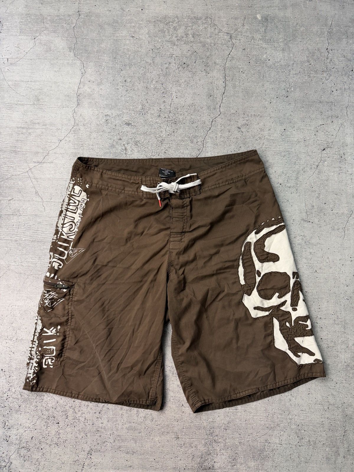 Quicksilver Vintage Quicksilver Shorts Logo Swim Wear Rap Y2K 90s USA Size US 34 / EU 50 - 1 Thumbnail