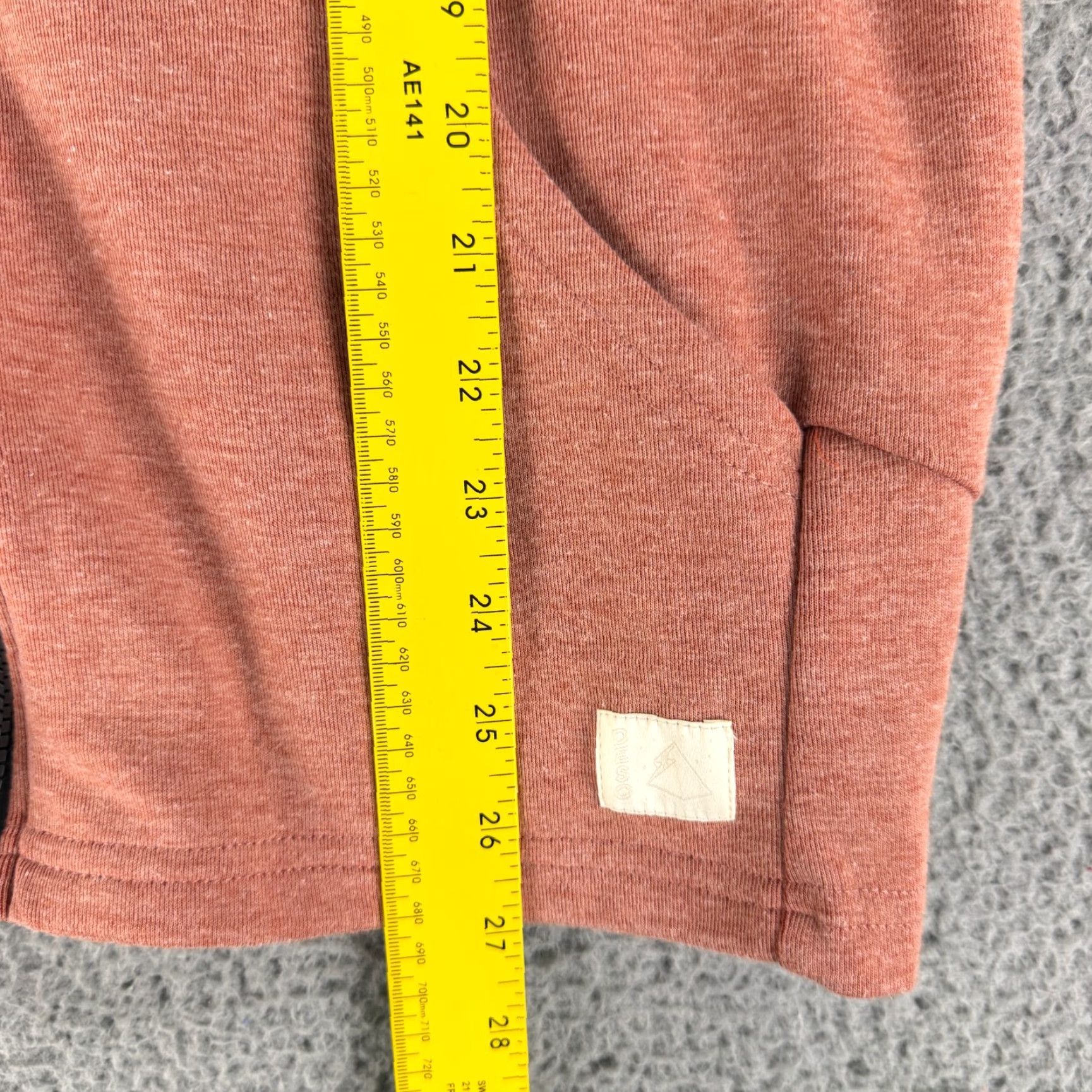 Vintage Deso Hoodie Sweater Womens Large Orange Long Sleeve Full Zip Made in USA Cotton Size L / US 10 / IT 46 - 6 Thumbnail