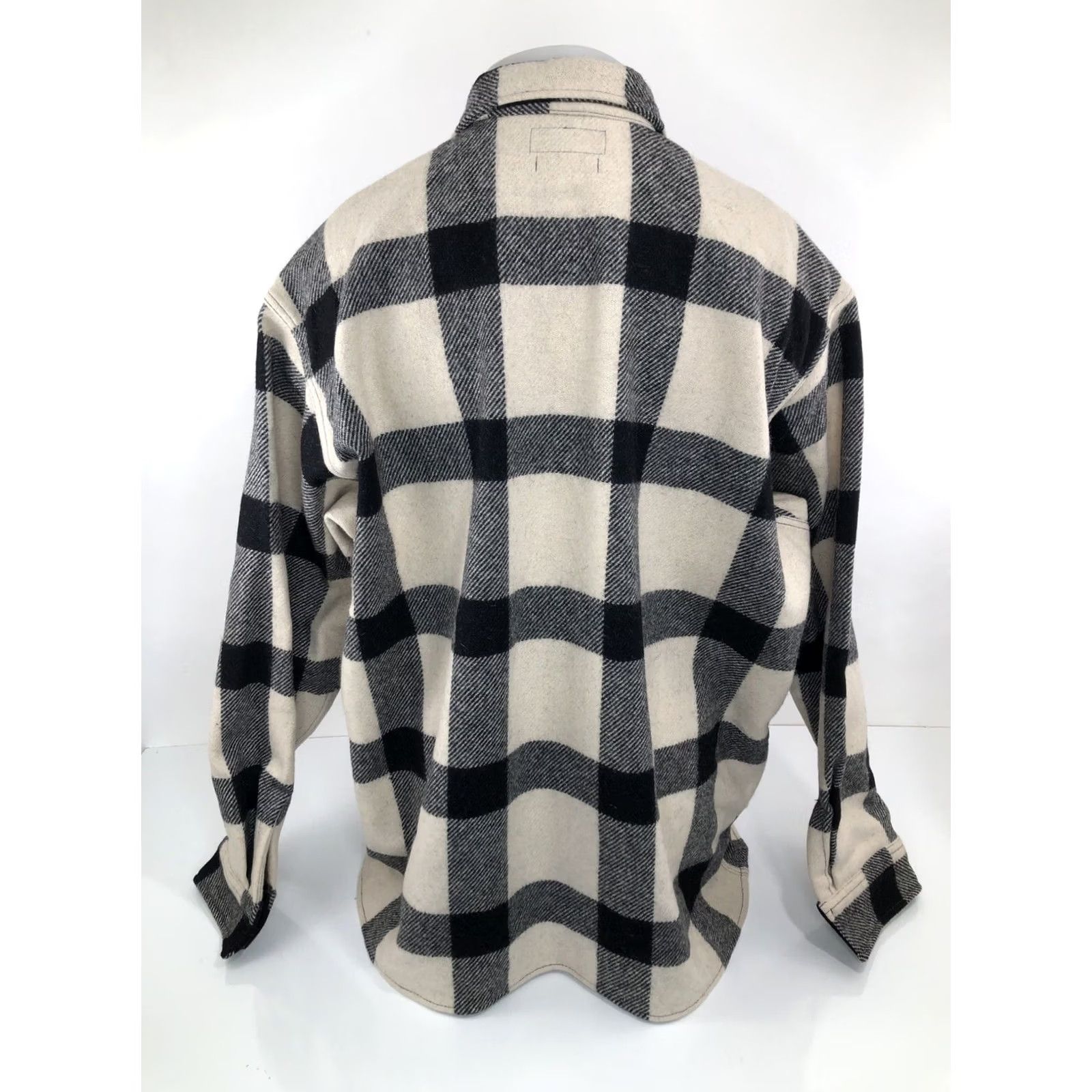 Polo Ralph Lauren POLO / RALPH LAUREN Shirt Jacket MCKINNEY Wool Blend Flannel XL 2X 3X Men Black Beige Size US XL / EU 56 / 4 - 4 Thumbnail