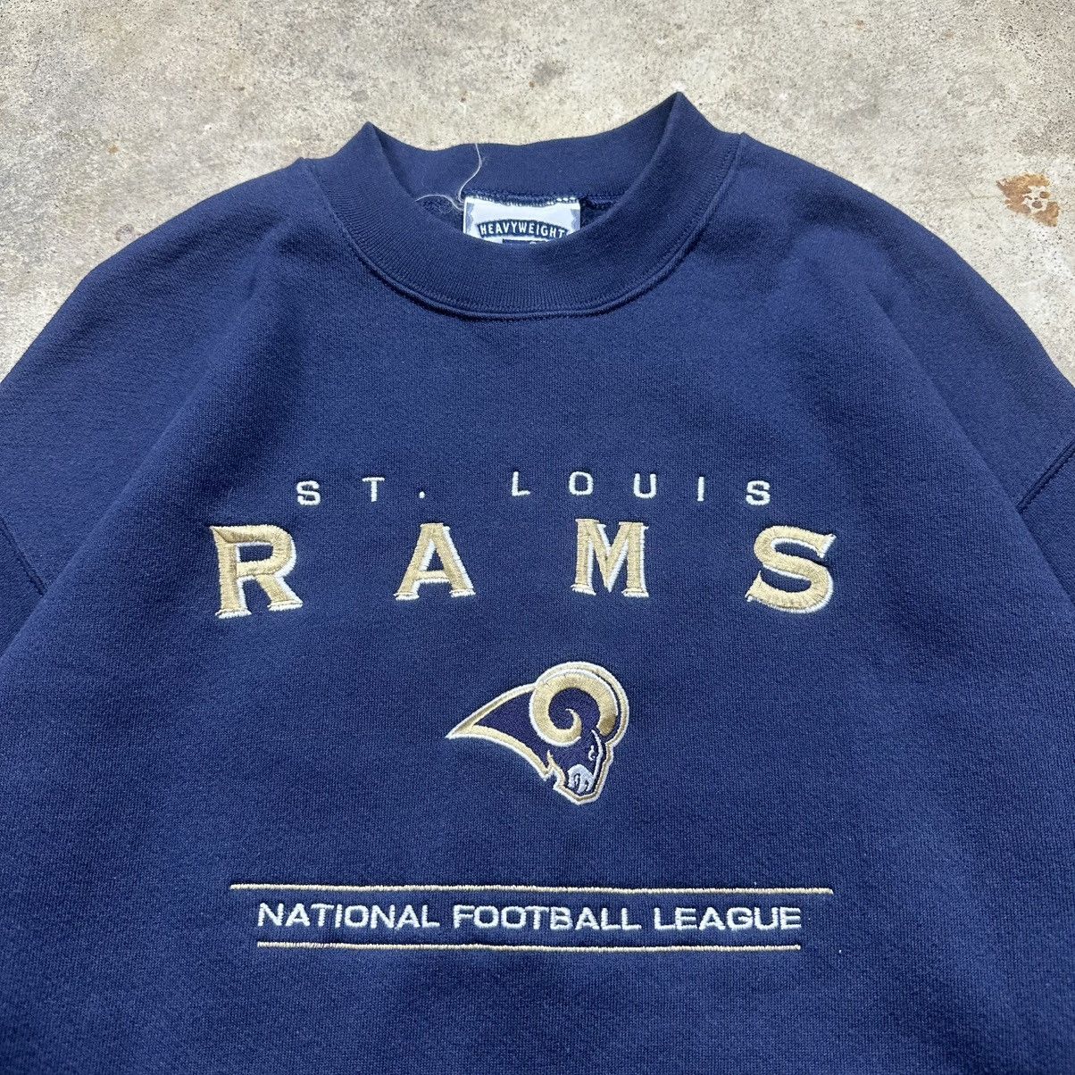 Lee Vintage 90s Lee NFL St. Louis Rams Football Crewneck Size M Size US M / EU 48-50 / 2 - 1 Thumbnail