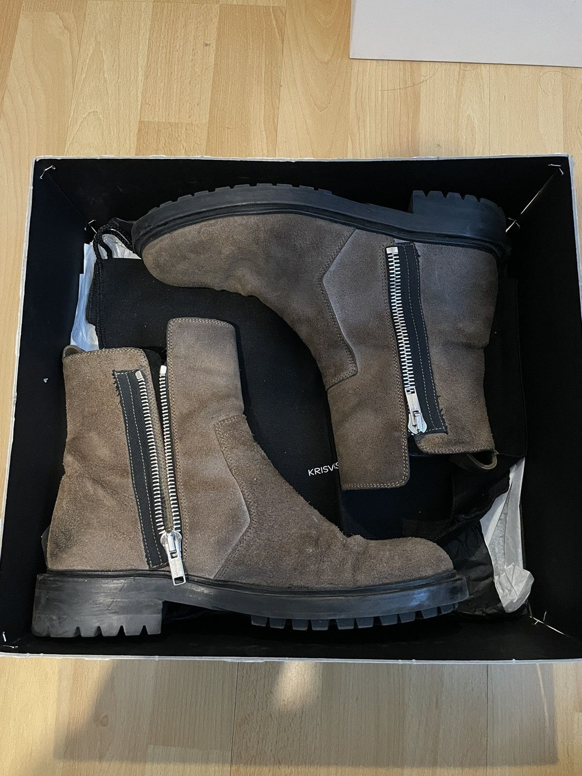 Kris Van Assche double zip kris van assche boots Size US 8 / EU 41 - 4 Thumbnail