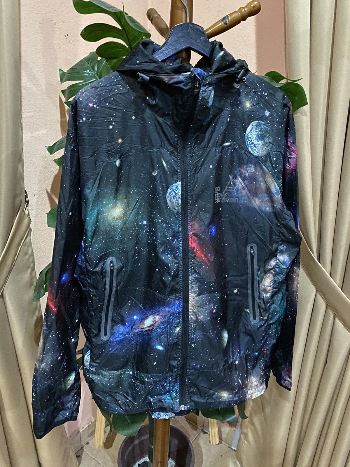 go slow caravan Go Slow Caravan Galaxy Print Jacket SpaceInspire Lightweight Size US L / EU 52-54 / 3 - 3 Thumbnail