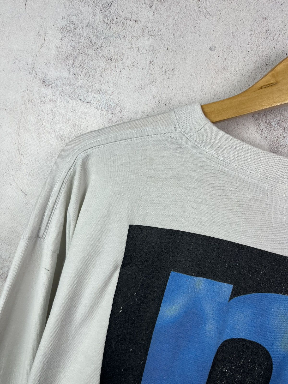Band Tees Thrashed Vintage 1994 Nine Inch Nails NIN Broken Long-Sleeve Size US XL / EU 56 / 4 - 14 Thumbnail